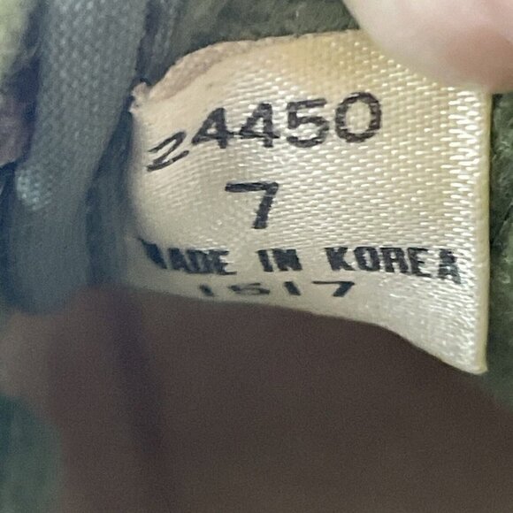 Lands End Duck Ankle Boots Women’s 7 Leather & Rubber Lace Up Shoes - Picture 3 of 12